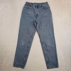 VTG 1992 Levis 550 women Size 12M Relaxed Fit Tapered Leg Made in USA Denim
